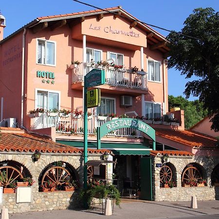 Logis Hotel Restaurant Les Charmettes Argelès-sur-Mer Eksteriør billede