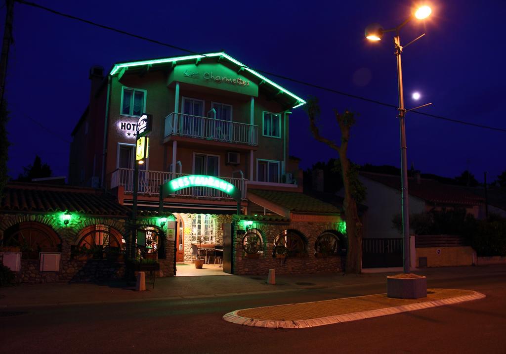 Logis Hotel Restaurant Les Charmettes Argelès-sur-Mer Eksteriør billede