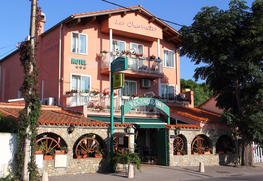 Logis Hotel Restaurant Les Charmettes Argelès-sur-Mer Eksteriør billede